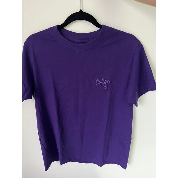 New Womens S Purple Arcteryx SS T Shirt - Picture 1 of 3